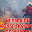 Штормовое предупреждение о высокой и чрезвычайной пожароопасности на территории Краснодарского края - Динской район